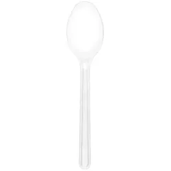 MONOUSO - Wiederverwendbarer Löffel aus PS Transparent 17,2cm (1.000 Stück)