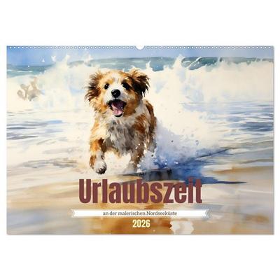 Urlaubszeit an der malerischen Nordseeküste (Wandkalender 2026 DIN A2 quer), CALVENDO Monatskalender