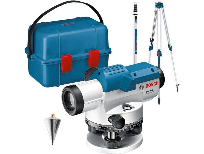 Appareil de nivellement optique GOL 20 D\, avec trépied de construction BT160\, jauge GR 500