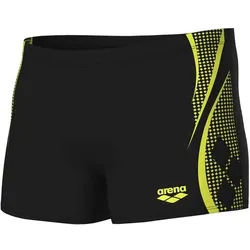 ARENA Badehose MEN'S SWIM SHORT GRAPHIC, Größe 9 in Schwarz Schwarz
