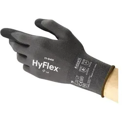 HyFlex, Schutzhandschuhe, Arbeitshandschuhe 11840R090-1P Grösse 9 Schwarz 12 Paar (9)