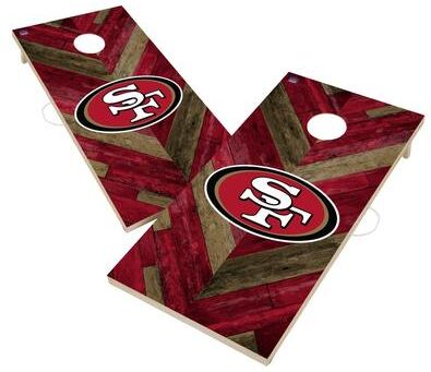 Skip's Garage San Francisco 49ers NFL Cornhole Board Set