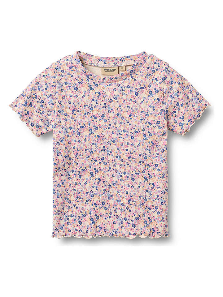 Wheat Shirt in Creme/ Dunkelblau - 110
