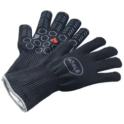 Rösle Grillhandschuhe Premium Grillzubehör Mischgewebe Schwarz
