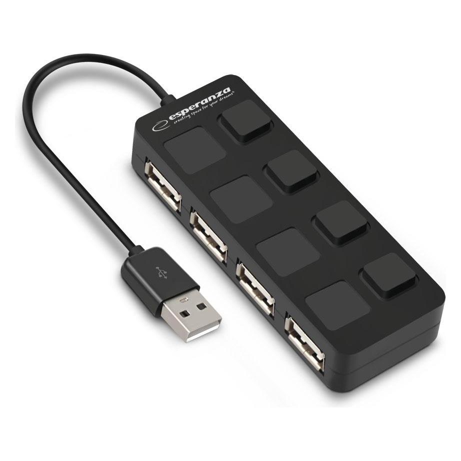Esperanza 4 PORT USB 2.0 HUB (USB-A, 4 Ports) (47600322)