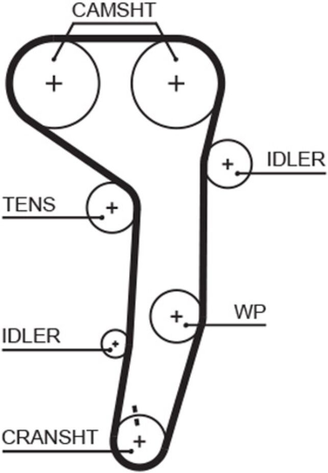 Zahnriemen GATES 5607XS