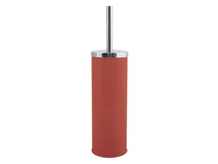 MSV Wc-borstel, toiletborstel, wc-borstel Miami met hygiënische houder, terracotta rood