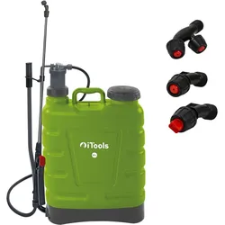 16 Liter Handsprühgerät 5.5 bar Hochdruck-Handpumpe Garten, Dach, Gemüsegarten 3 einstellbare Düsen ITOOLS