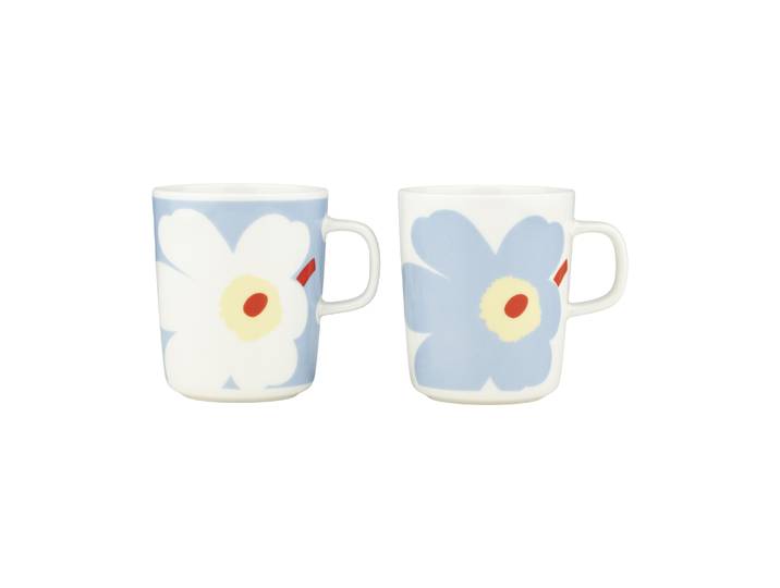 Marimekko - Mug Unikko - Bleu - Grès - Designer Maija Isola