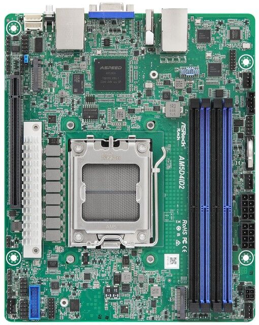 ASRock Mainboard AM5D4ID2 mini-ITX Sockel AM5 Single - Mainboard - AMD Sockel AM5 (Ryzen Zen4) (AM5D4ID2)