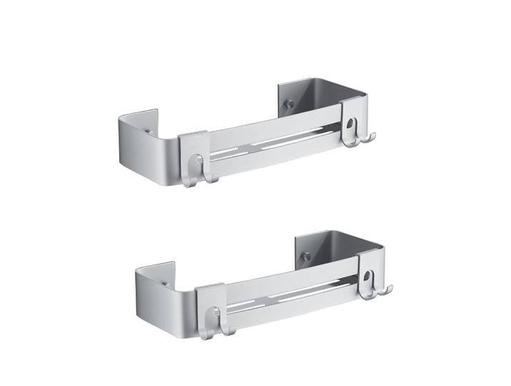 Duschablage 2er Set silber