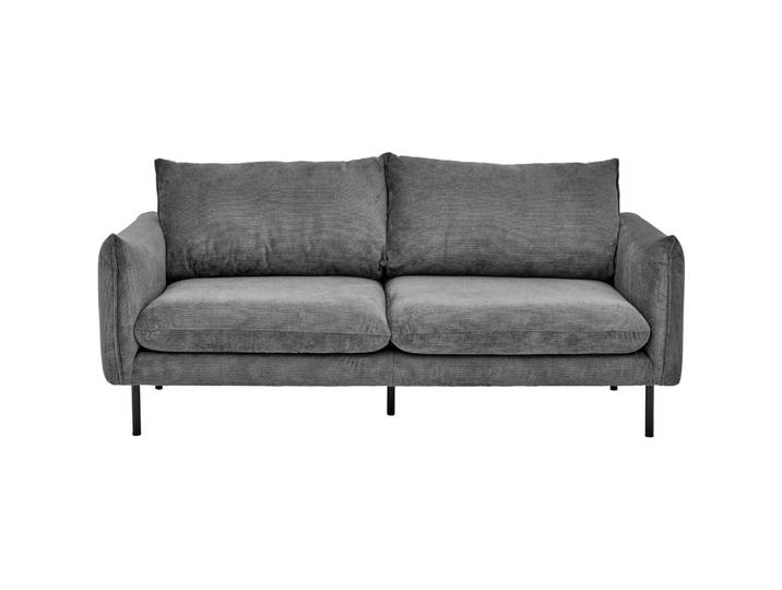 Sofa Palm Polyester Stoff graphit B 200 T 88 cm - Sofa