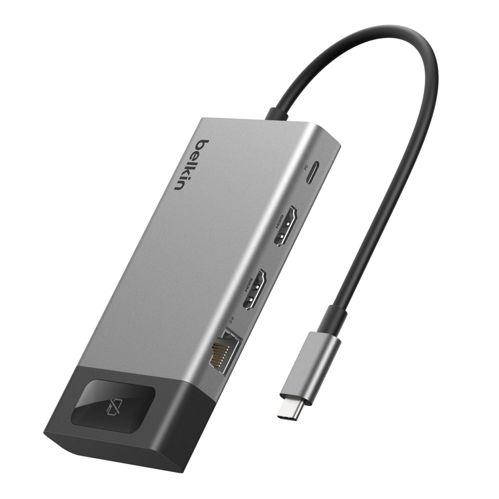 Belkin CONNECT 8-in-1 USB-C Hub für 2 Bildschirme INC027hqSGY