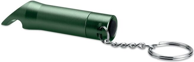 Lampe torche porte-clés personnalisé en métal LITOP Vert Foncé