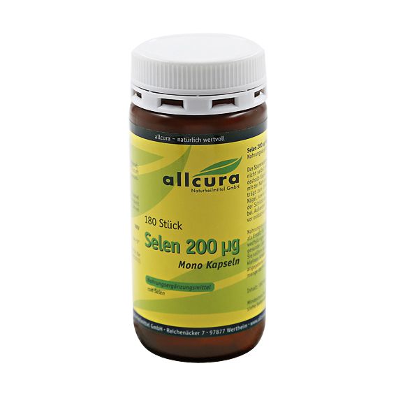 Selen 200 µg Mono Kapseln 180 St