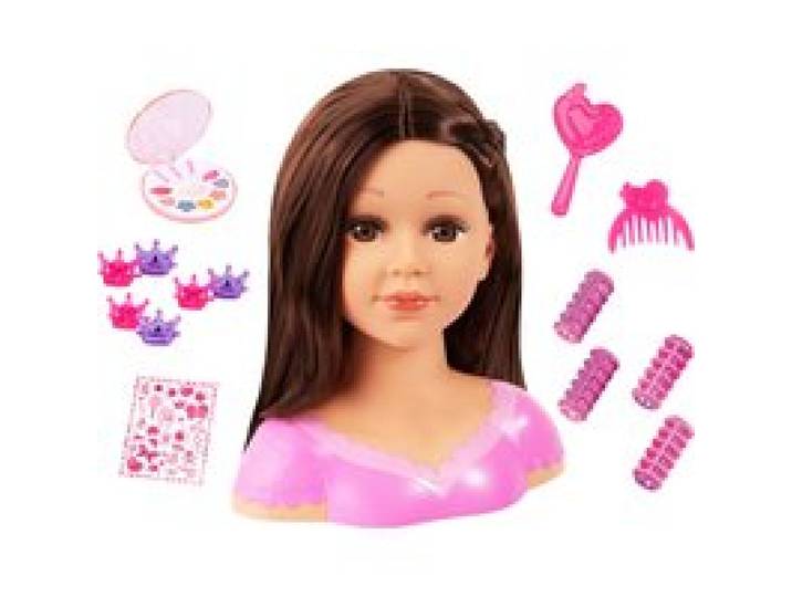 BAYER DESIGN Tête à coiffer « Charlene Super Model » (marron)