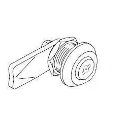 ABN GDV102 Doppelbart 3mm Türverschlußadapter