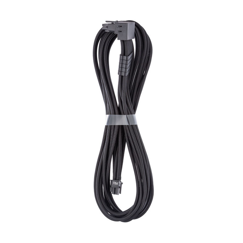 CableMod C-Series Pro ModMesh 12V-2x6-Kabel, 90° Anschluss, für Corsair Type 5 RMx Shift PSUs - schwarz, 65cm