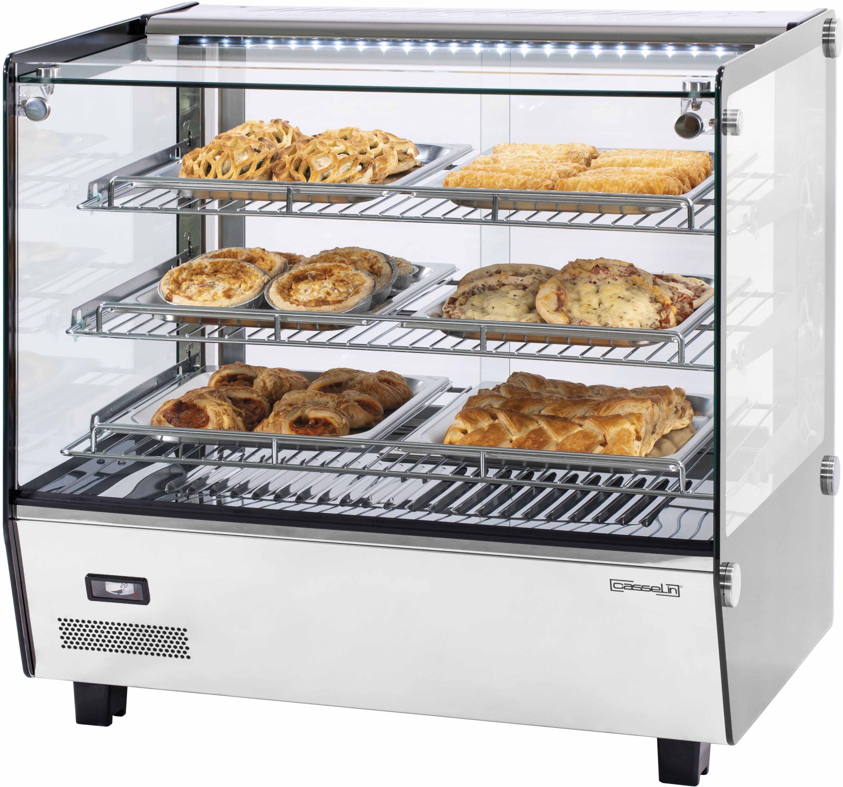 Casselin Vetrina Riscaldata Incassata 120 l