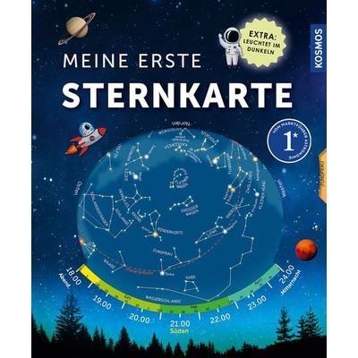 Meine erste Sternkarte, Karte von Justina Engelmann, Kosmos, 978-3-440-17795-2