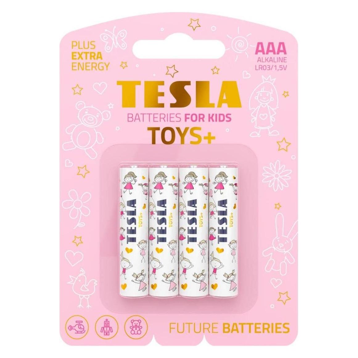 Tesla baterie AAA TOYS GIRL, 4ks, LR03 (4 Stk., AAA, 1250 mAh) (11030421)