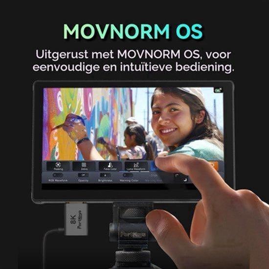 Kameramonitor, 5,4 Zoll, Full HD Touchscreen - 800 Nits Helligkeit - Professionelle Überwachungsfunktionen - Kompakt und leicht - Für DSLR- und spiegellose Kameras