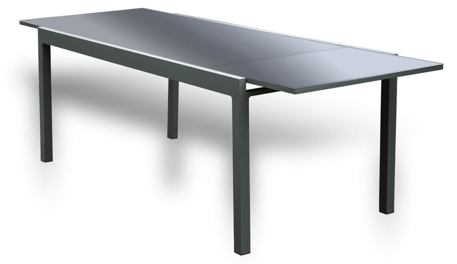 HOME DELUXE - Gartentisch ausziehbar - Sol - ca. 180(240) x90x75 cm - inkl. Zubehör