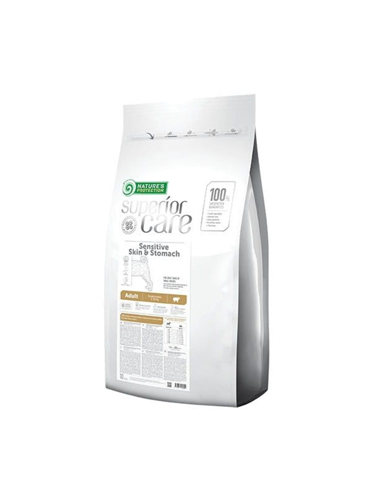Nature's Protection Superior Care Skin & Stomach Adult Small Lamm - Trockenfutter für Hunde - 10 kg