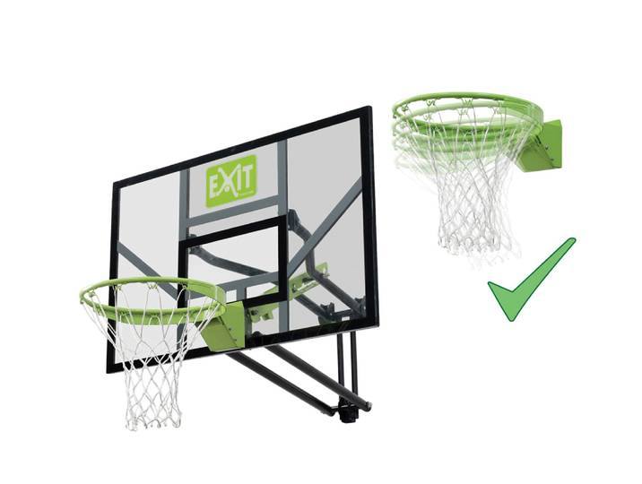 Exit Basketballkorb Galaxy Wandmontage Weiß, Grün 134x117x77 cm