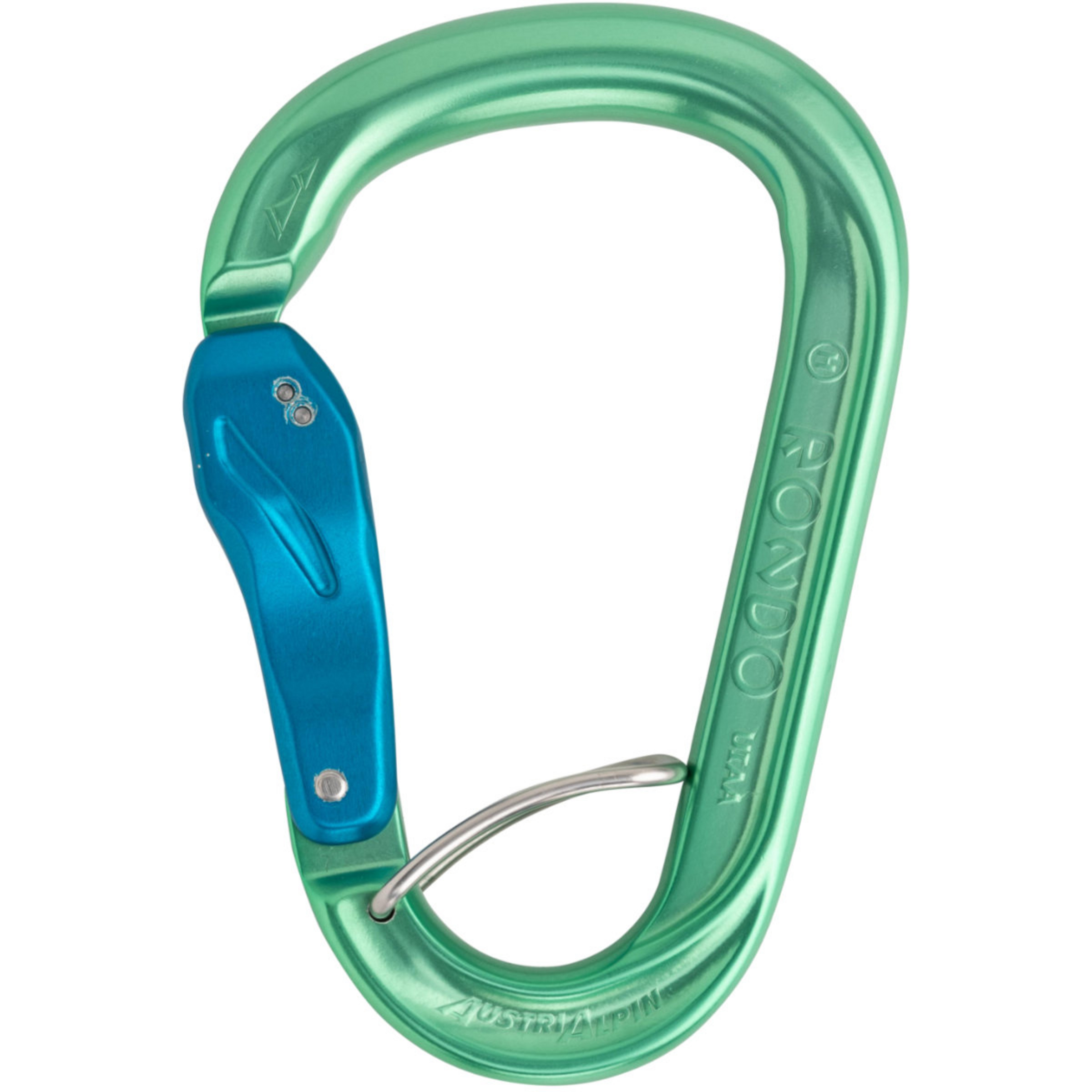 Austrialpin HMS Rondo Alu Slide-Autolock Selfie Karabiner Karabiner gruen Alpinklettern | Sportklettern | Eisklettern