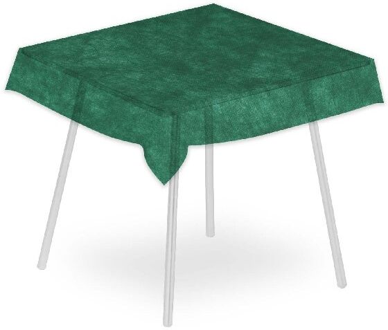 Pack Service Tovaglia Airspun Verde 120x120 cm 100 Pezzi
