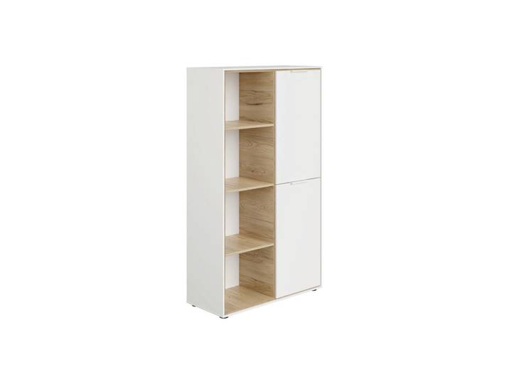 Babyregal, Braun/Weiß, 97.2x165.0x38.8 cm, Holzwerkstoff, 4 Fächer, Modern, Paidi