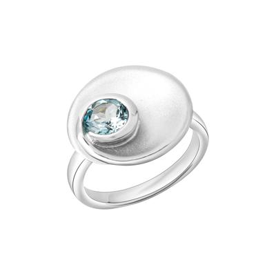 Fingerring CELESTA Gr. 54, silber (silbergrau), Fingerringe, Damen, 054 (17,2), Silber 925 (Sterlingsilber), Fingerring