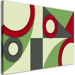 WANDBILD geometrische abstraktionsformen