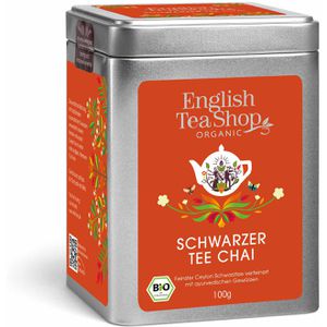 EnglishTeaShop Tee Schwarzer Tee Chai, in der Dose, BIO, Chai- & schwarzer Tee, loser Tee, 100 g