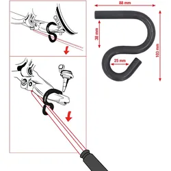 KS Tools Universal-Achshebel-Haken - 700.1499
