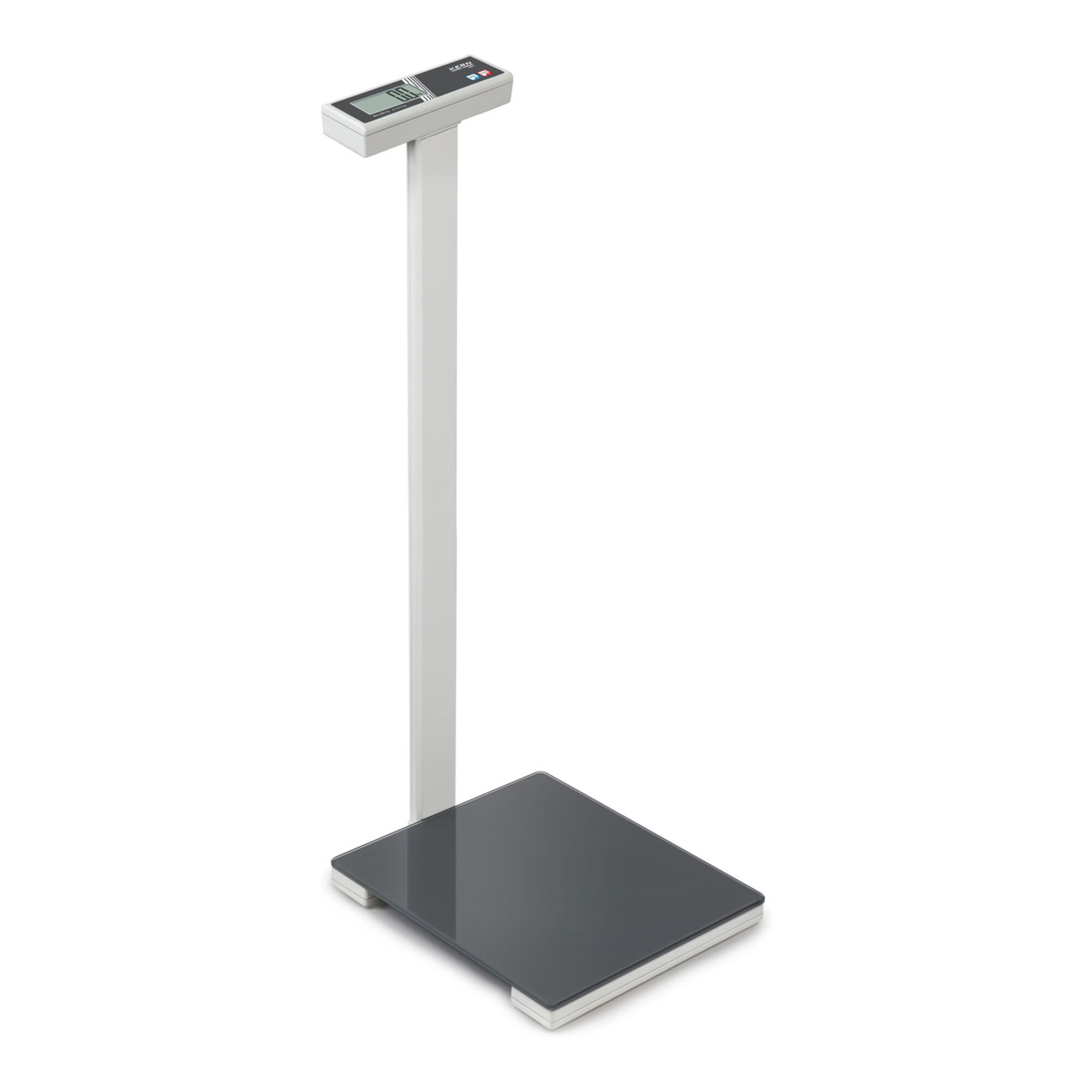 Kern MPL 200K-1P Personenwaage, aus Kunststoff/Metall mit Wiegebereich 200kg und Auflösung 100g für Wägen von Personen, MPL 200K-1P)