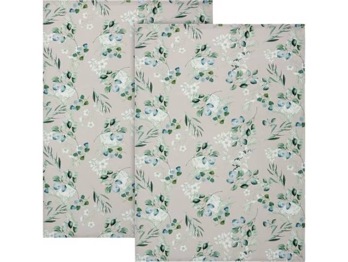 REDBEST Geschirrtuch Eukalyptus 2er-Pack Baumwolle salbei Größe 50x70 cm