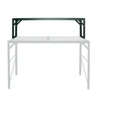Vitavia Aluminium-Tischaufsatz mit Hohlkammerplatten-dunkelgrün