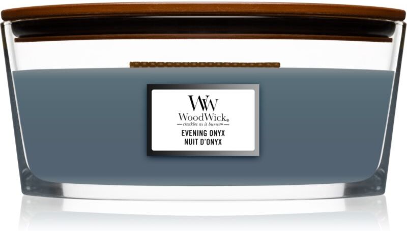Woodwick Evening Onyx bougie parfumée avec mèche en bois (hearthwick) 453 g