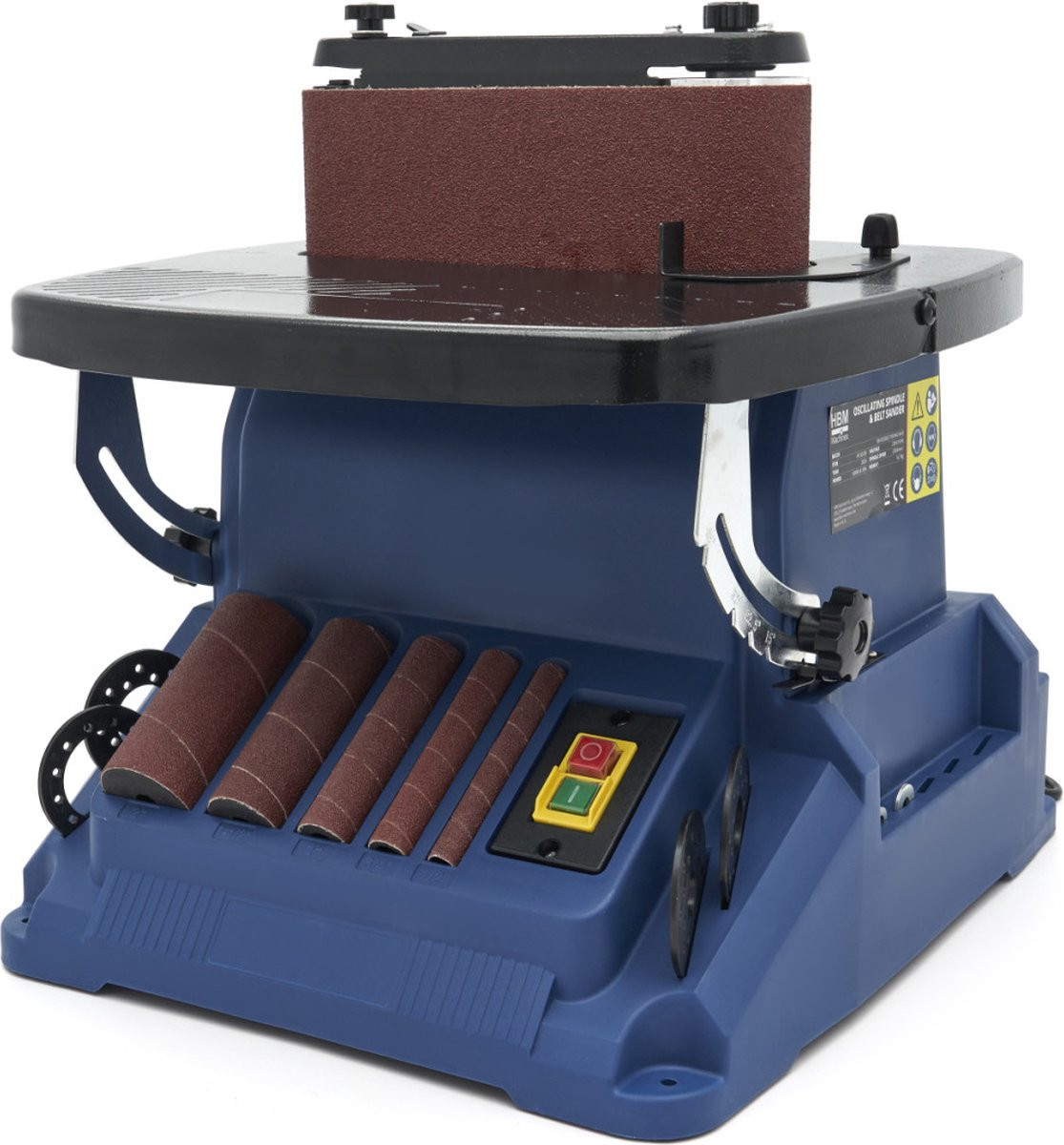 HBM Profi Oscillerende Bandschuurmachine en Spindelschuurmachine, Blauw