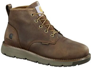 "Carhartt Millbrook WP 5"" Soft Toe Wedge Boot - Mens 10.5 Brown Boot W"