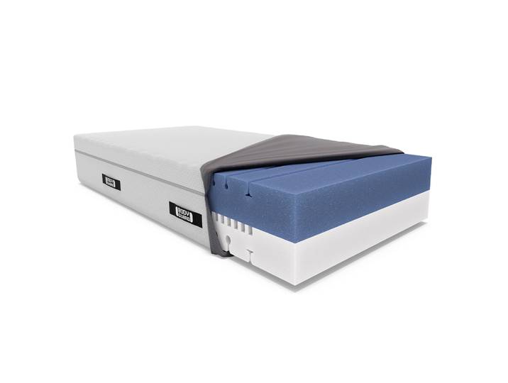 bett1.de BODYGUARD® Boxspring Matratze, 28 cm hoch, 100% Vollschaum, Härtegrad mittelfest/fester, 160x200
