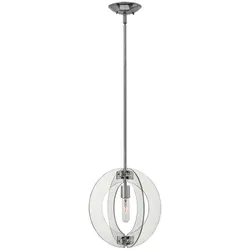 Hängeleuchte Deckenlampe Pendelleuchte Esszimmerleuchte H 33 cm Chrom 1 Flammig
