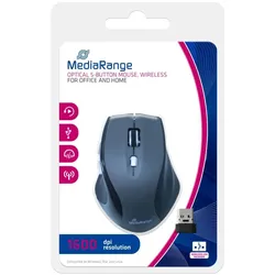 MediaRange MROS203 Maus Büro rechts RF Wireless Optisch 1600 DPI
