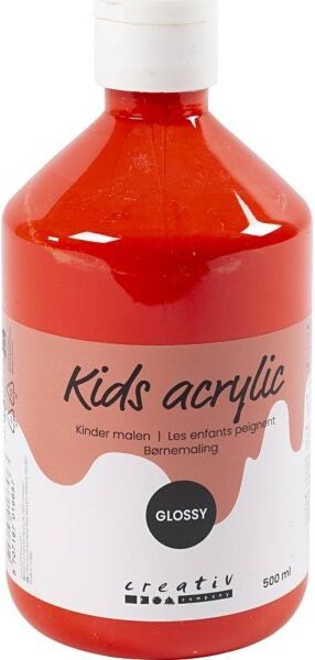 Creativ Company Akrylmaling   500ml   Blank   Rød