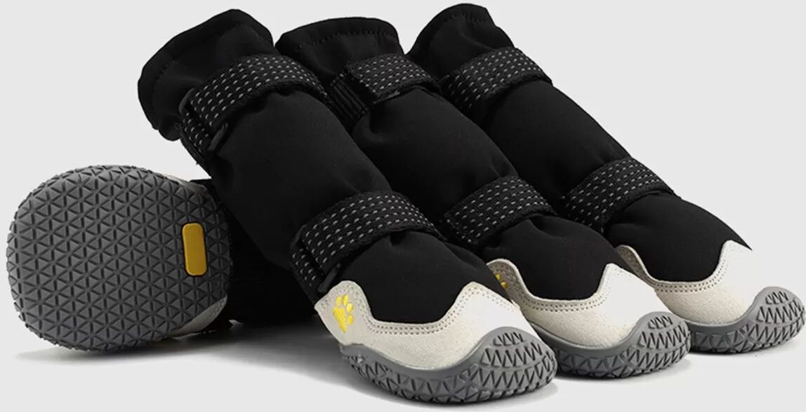 INF 4er Set Wasserdichte Reflektierende Hundeschuhe - Pfotenschutz Stiefel für Kleine, Mittlere und Große Hunde L