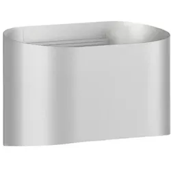 Außenleuchte WALL (BH 18x12 cm) - silber - BH 18x12 cm