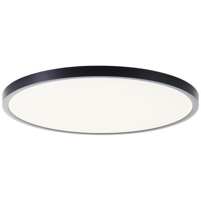 BRILLIANT LED Deckenleuchte "Lotti", schwarz, weiß, 1, Ø 50cm H: 3cm, 1 Stk., Leuchten, 50cm, 4000lm, 3000K, RGB, dimmbar, Tuya, Fernbedienung, LED Deckenleuchte