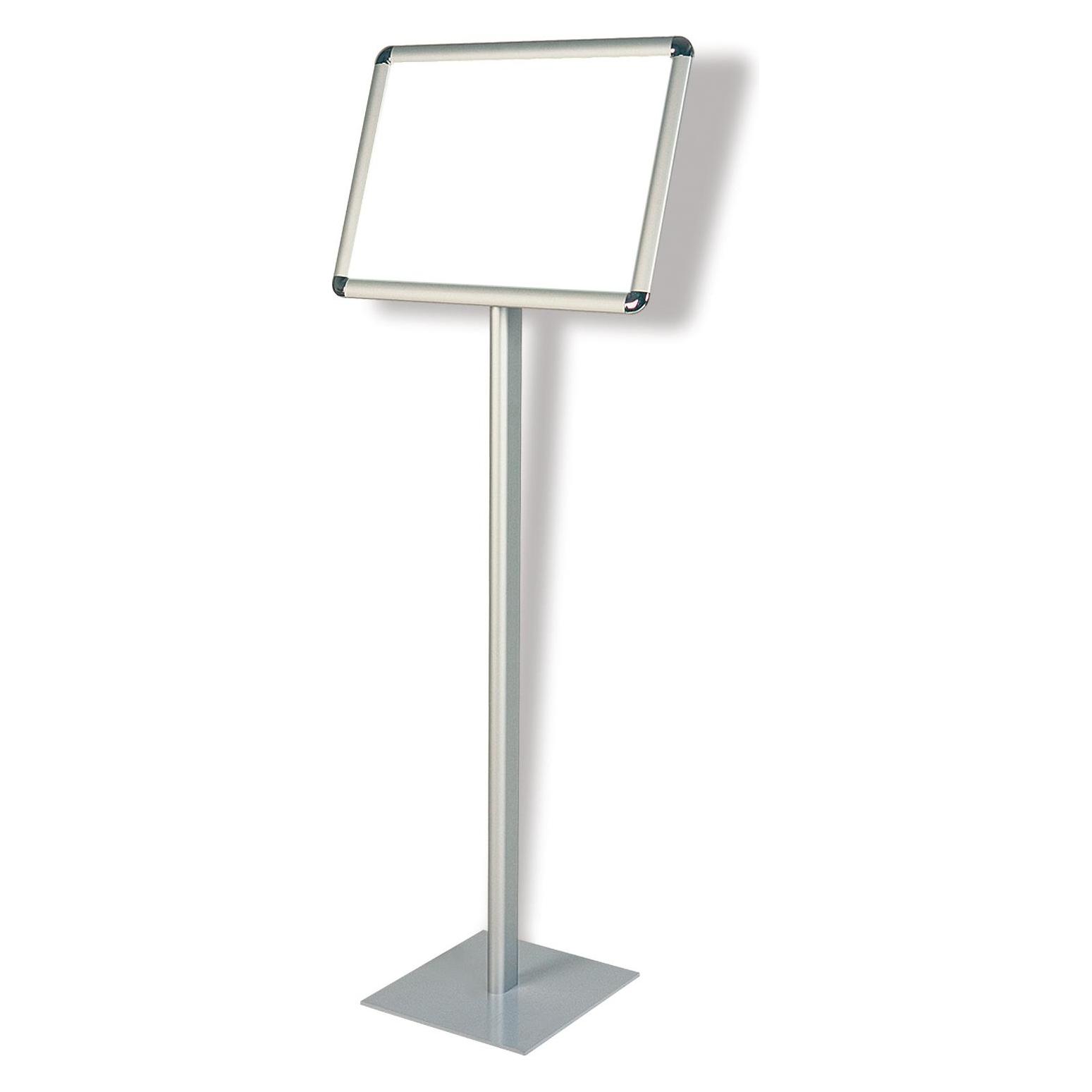 Franken Infoständer silber DIN A4 (A4) (BS0903)